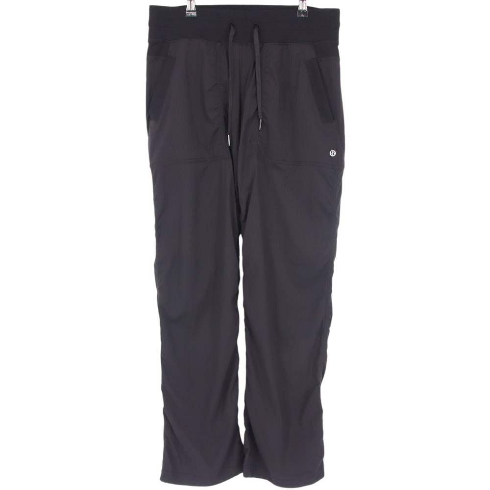 Lululemon Womens Dance Studio Mid-Rise Pants Full Length Size 8 Black LW5ENOR